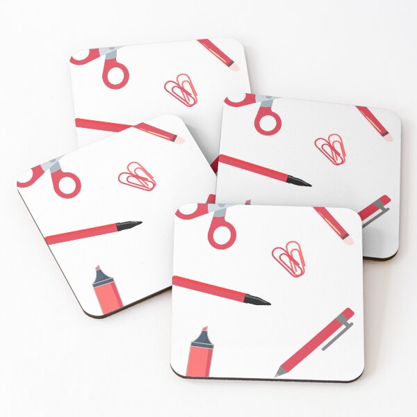 Item preview, red stationery set designed and sold by Surfing Designs.Life.