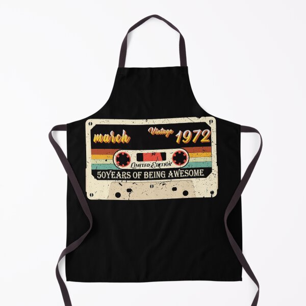 Item preview, Vintage march 1972 50Th Birthday 50 Year Old Men Women 52 years of being awesome Essential Classic designed and sold by mohmmed22.