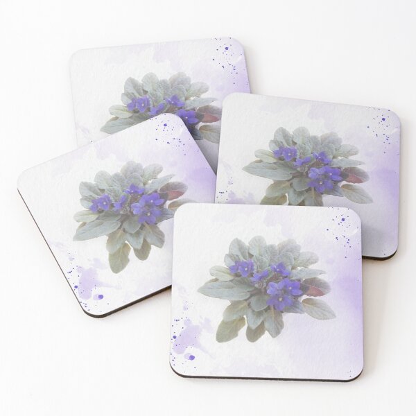 Item preview, African Violets Digital Watercolor original artwork designed and sold by paragonDesign28.