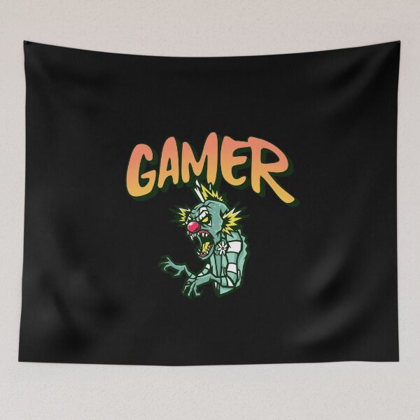 Item preview, Gamer with Terrifying Clown designed and sold by PRIVARSHU.
