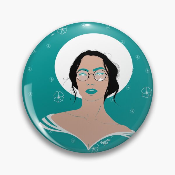 Item preview, Flora, portrait of a woman with a hat designed and sold by Brandon Blot.