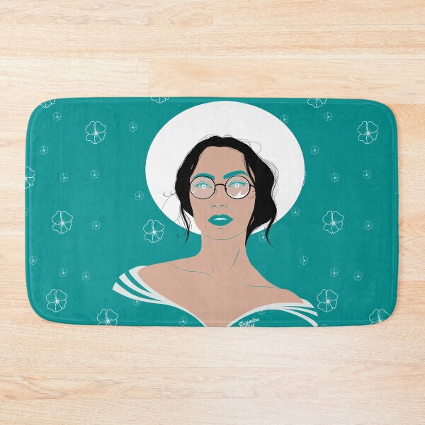 Item preview, Flora, portrait of a woman with a hat designed and sold by Brandon Blot.