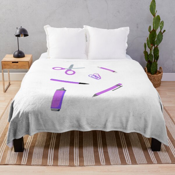 Artikelvorschau, lila Briefpapier-Set entworfen und verkauft von Surfing Designs.Life.
