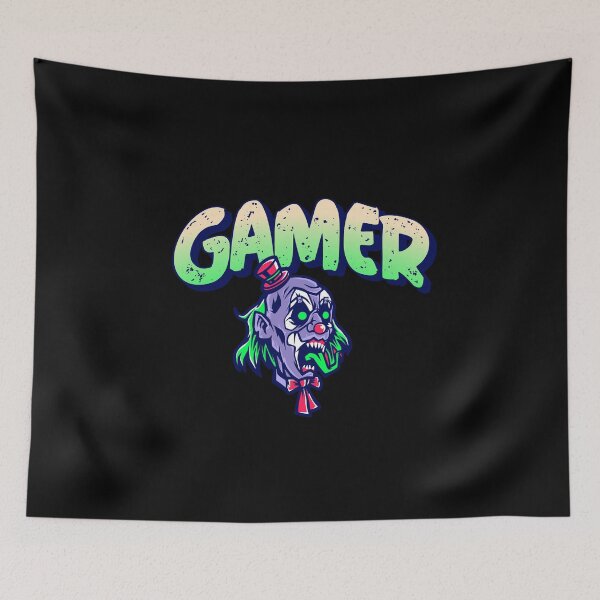 Item preview, Gamer with Dreadful Clown designed and sold by PRIVARSHU.