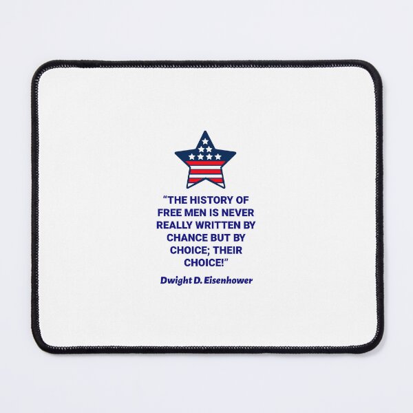 Item preview, USA American Flag with quote by Dwight D. Eisenhower/American Patriotic quote designed and sold by Verbiage24.