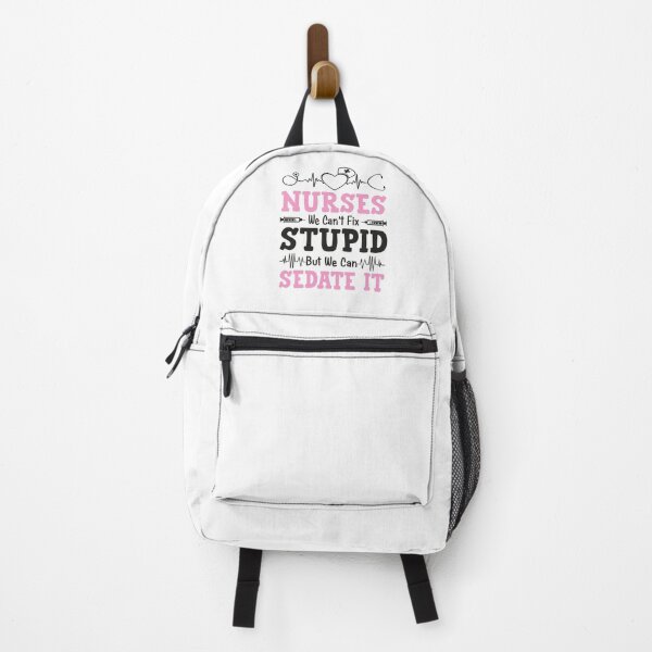 Item preview, Funny nurse quote, nurses we can't fix stupid but we can sedate it, nurse sayings designed and sold by PRINTED ..