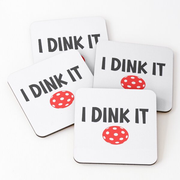 Item preview, I Dink IT - Pickleball Design Black and Red designed and sold by Coop & Company Designs.