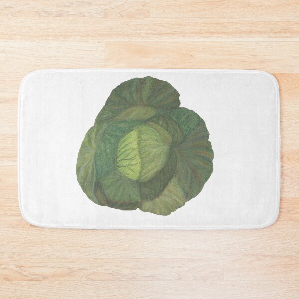 Item preview, Nature, Food, Vegetable, Cabbage, Green, Pastel sec, Bebicervin, Drawing designed and sold by BebiCervin.