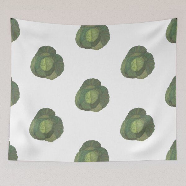 Item preview, Nature, Food, Vegetable, Cabbage, Green, Pastel sec, Bebicervin, Drawing designed and sold by BebiCervin.
