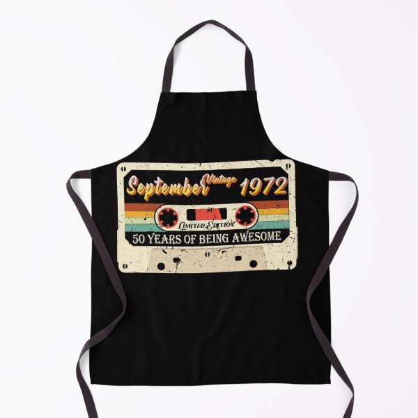 Item preview, Vintage September 1972 50Th Birthday 50 Year Old Men Women 52 years of being awesome Essential Classic designed and sold by mohmmed22.