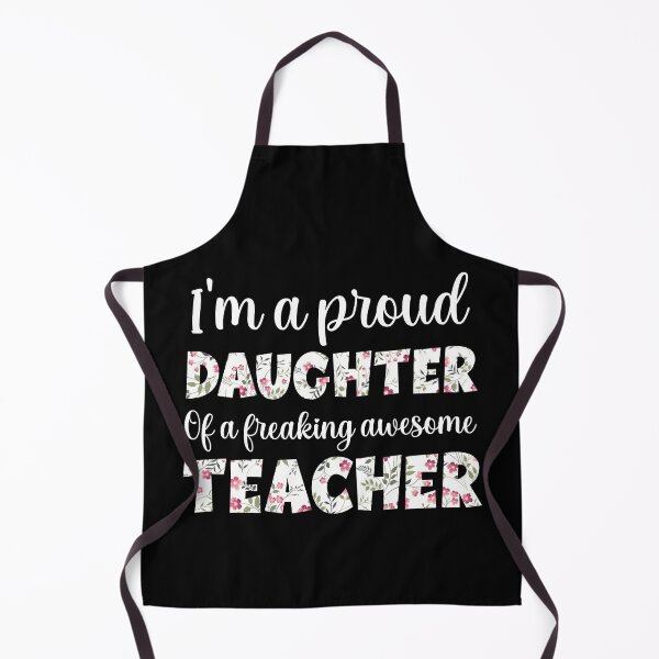 Item preview, Daughter Mothers Day : I'm A Proud Daughter Of A Freaking Awesome Teacher, Daughter Teacher designed and sold by AMINE ★★★★★.