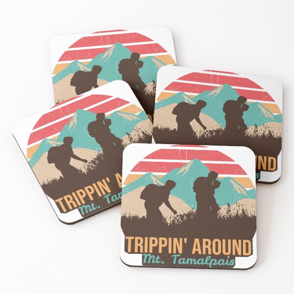 Item preview, Trippin' Around Mt. Tamalpais Retro Sunset tee designed and sold by ChillaxGraphix.