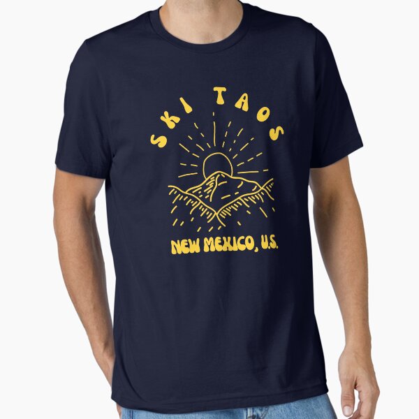 Item preview, Retro Sixties Ski Taos New Mexico - Yellow - Vintage-Style Skiing designed and sold by TimelessLocales.
