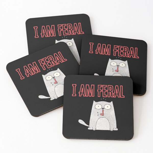 Item preview, I am feral designed and sold by RedTomasB.