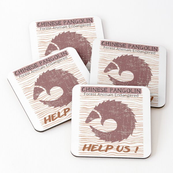 Item preview, Endangered Chinese Pangolin  designed and sold by yassooarts.