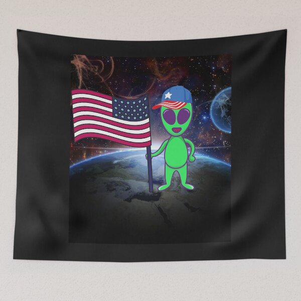 Item preview, Alien arriving on the planet designed and sold by DonaFada.
