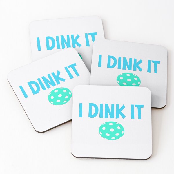 Item preview, I Dink IT - Pickleball Design Blue Green designed and sold by Coop & Company Designs.