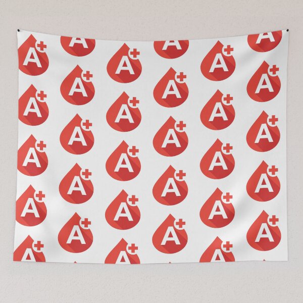 Item preview, Blood Types Drops Sticker Pack - A Positive designed and sold by Zerasu.