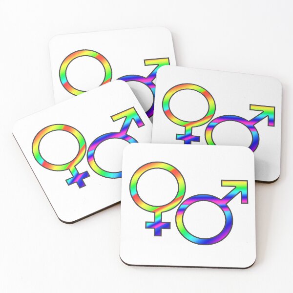 Item preview, Rainbow Male and  Female Symbol designed and sold by Dalyndigital Photography.
