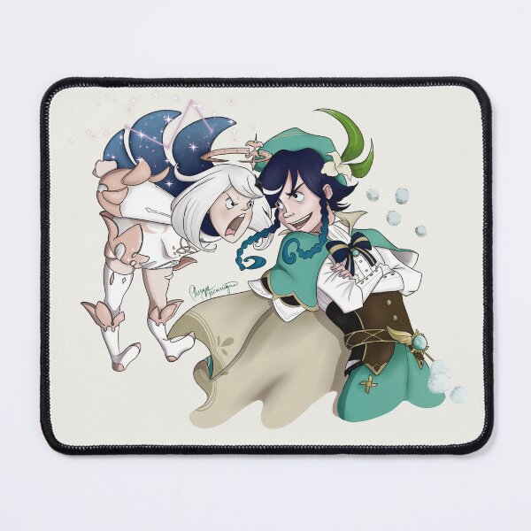 Item preview, Paimon and the Tone Deaf Bard designed and sold by PlumeMecanique.