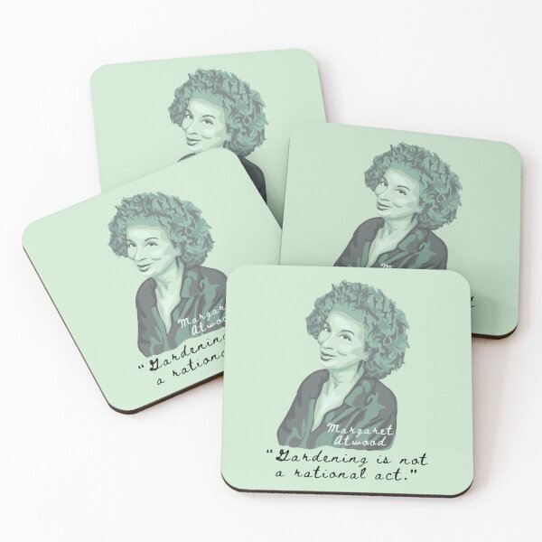 Item preview, Margaret Atwood Portrait and Quote designed and sold by Unhinged Heather.