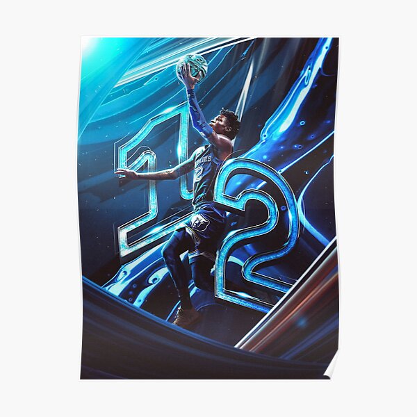 Ja Morant 12 Basketball Poster