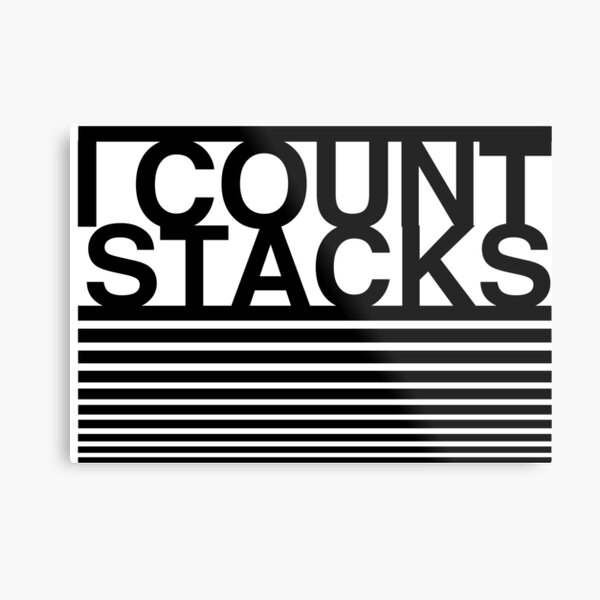 Big Sean - Bounce Back - I count stacks Metal Print