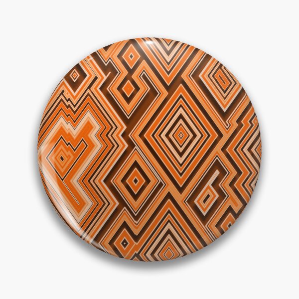 Item preview, African pattern. Geometric Abstraction pattern Yellow and Orange for digital art design concept designed and sold by Gugurat.