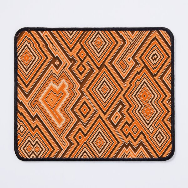 Item preview, African pattern. Geometric Abstraction pattern Yellow and Orange for digital art design concept designed and sold by Gugurat.