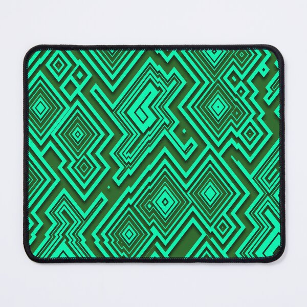 Item preview, African pattern. Geometric Abstraction pattern Green for digital art design concept designed and sold by Gugurat.