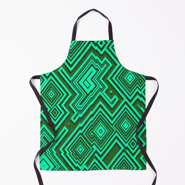 Item preview, African pattern. Geometric Abstraction pattern Green for digital art design concept designed and sold by Gugurat.