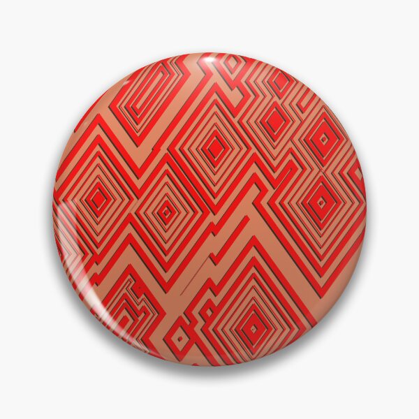 Item preview, African pattern. Geometric Abstraction pattern red and yellow for digital art design concept designed and sold by Gugurat.
