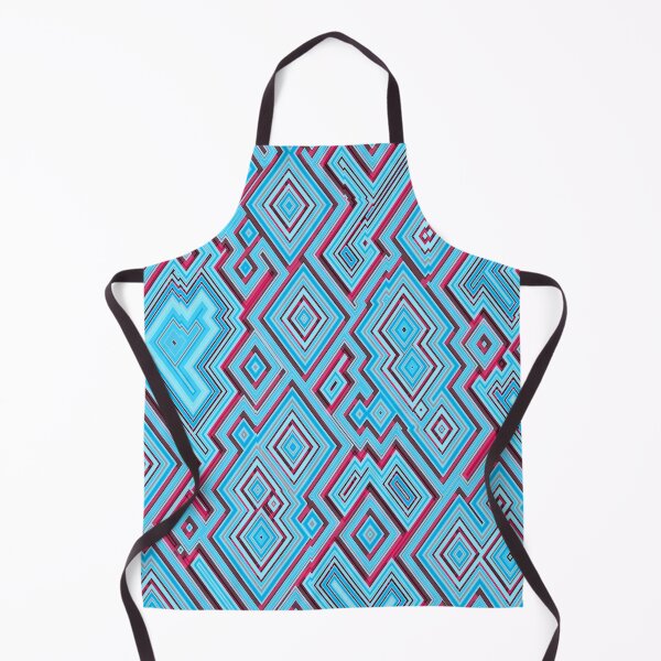 Item preview, African pattern. Geometric Abstraction pattern blue and red for digital art design concept designed and sold by Gugurat.
