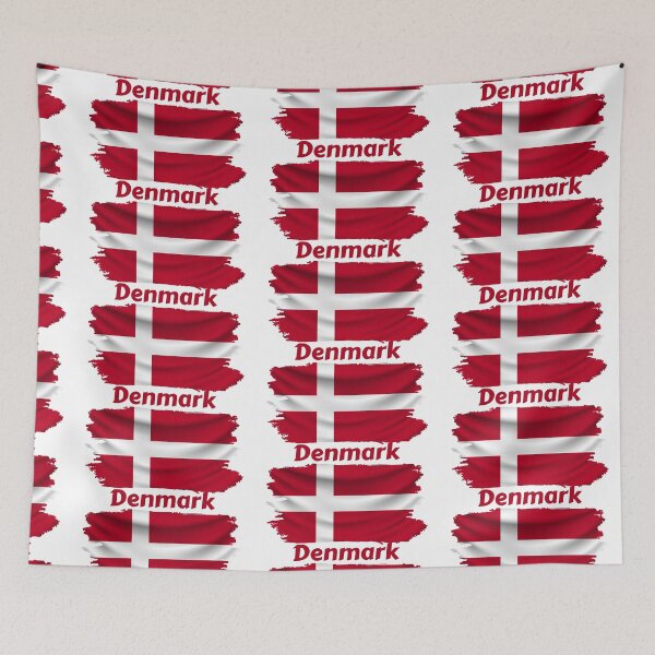 Item preview, Denmark Flag designed and sold by HopaHope.