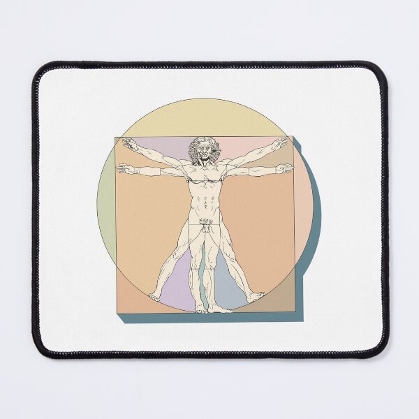Item preview, Leonardo da Vinci inspired Vitruvian man drawing 1490 designed and sold by portokalis.