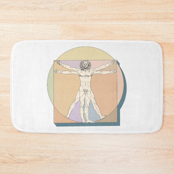 Item preview, Leonardo da Vinci inspired Vitruvian man drawing 1490 designed and sold by portokalis.