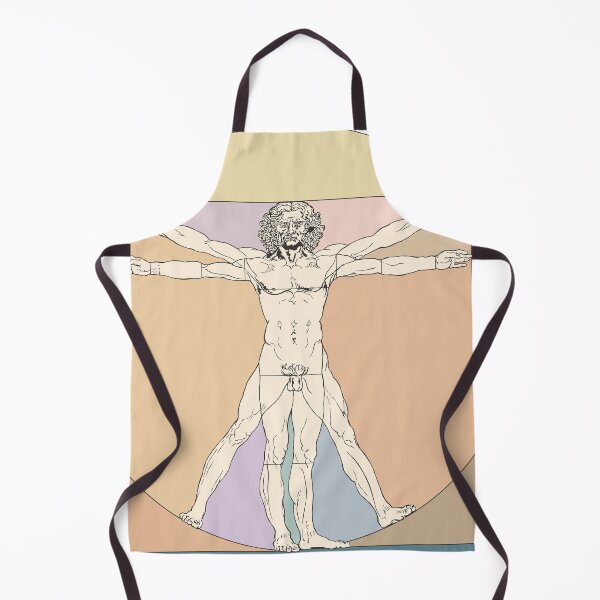 Item preview, Leonardo da Vinci inspired Vitruvian man drawing 1490 designed and sold by portokalis.