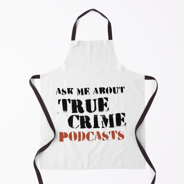Item preview, Ask me about true crime podcasts Sticker gift for true crime podcat listeners designed and sold by GhostAmine.