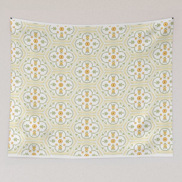 Item preview, Peaches and Honeycomb Pattern designed and sold by nilaskiesstudio.