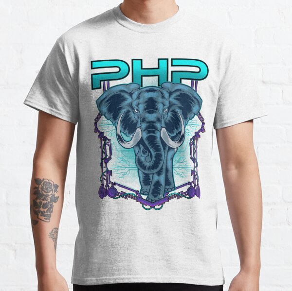Abstract PHP Elephant (Colored) Classic T-Shirt