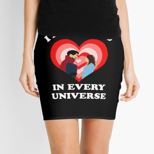I love you in every Universe Mini Skirt