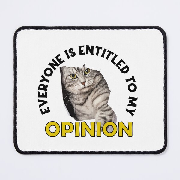 Item preview, everyone is entitled to my opinion funny quote tshirt for extrovert people designed and sold by GhostAmine.