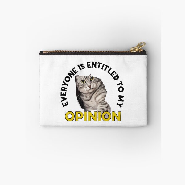 Item preview, everyone is entitled to my opinion funny quote tshirt for extrovert people designed and sold by GhostAmine.
