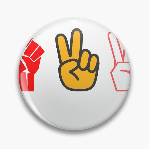 Item preview, Peace, Power, Rock and Roll 5" Icon Sticker | Bumper  designed and sold by Ssimo30.