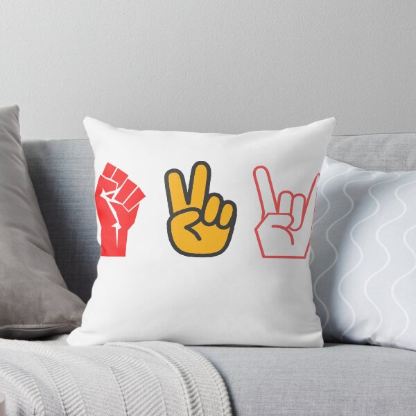 Item preview, Peace, Power, Rock and Roll 5" Icon Sticker | Bumper  designed and sold by Ssimo30.