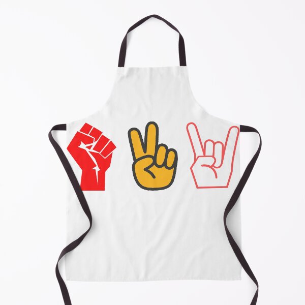Item preview, Peace, Power, Rock and Roll 5" Icon Sticker | Bumper designed and sold by Ssimo30.