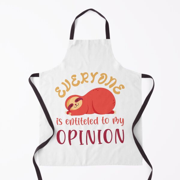 Item preview, everyone is entitled to my opinion funny quote sticker for extrovert people who loves sloths designed and sold by GhostAmine.