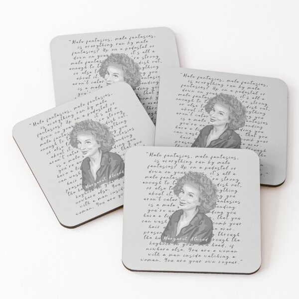 Item preview, Margaret Atwood Portrait and Quote designed and sold by Unhinged Heather.