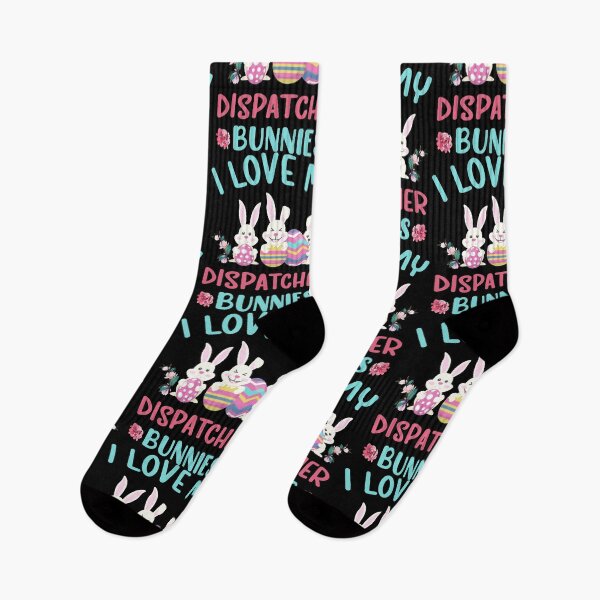 Item preview, I Love My Dispatcher Bunnies Easter Day Funny Rabbit designed and sold by haselshirt.