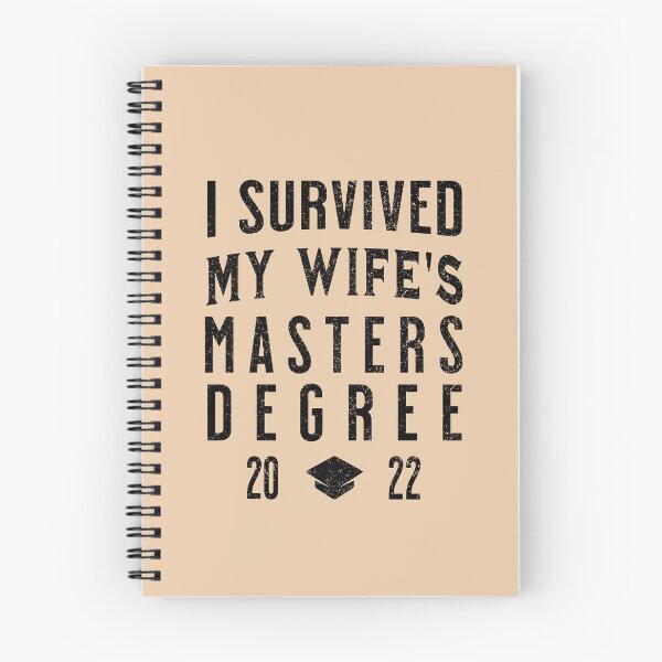 Item preview, I Survived My Wife's Masters Degree 2022 designed and sold by Alpha555.